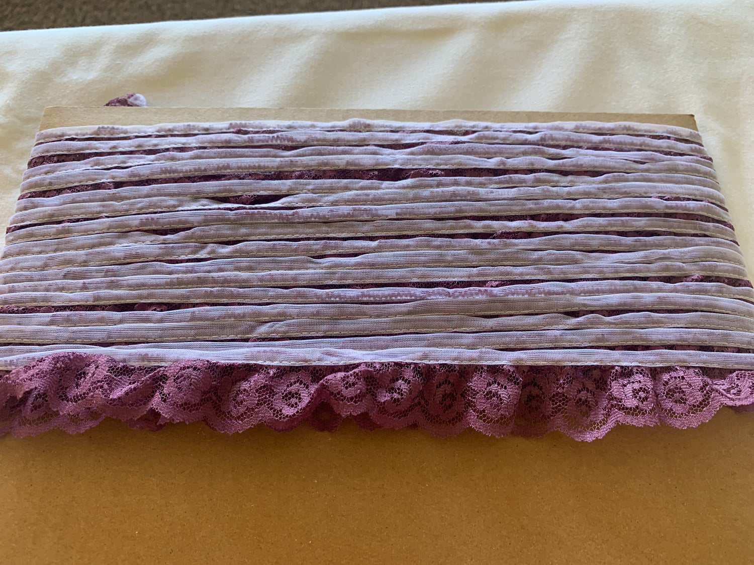 Lace Purple, 32 Feet, 1 Inch Wide, Trim, Lace, Crafts, Hobbies, Photos. Card-Making, Baby Clothes