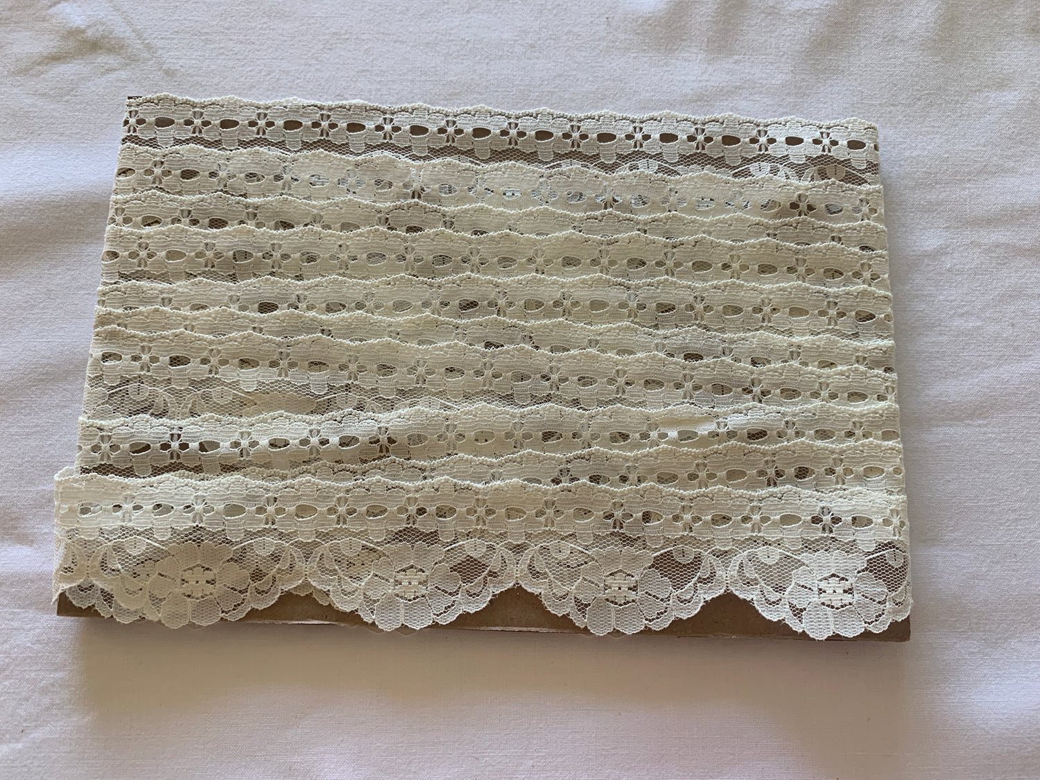 Trim Cream Color 15 Feet, 1 1/2 Inch Wide, Trim, Lace, Crafts, Hobbies, Photos. Card-Making, Baby Clothes (Copy)