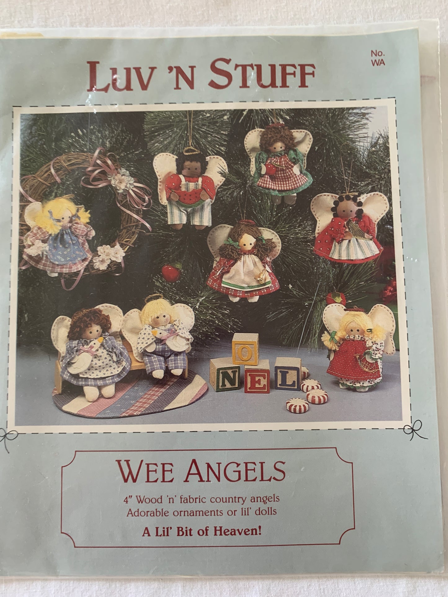 Luv 'N Stuff, Wee Angels, Christmas Ornaments, 