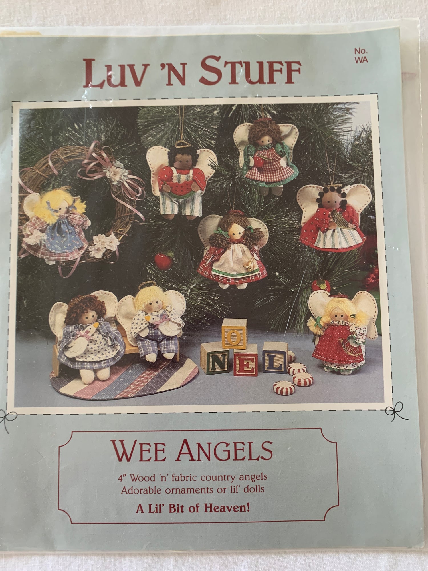 Luv 'N Stuff, Wee Angels, Christmas Ornaments, 