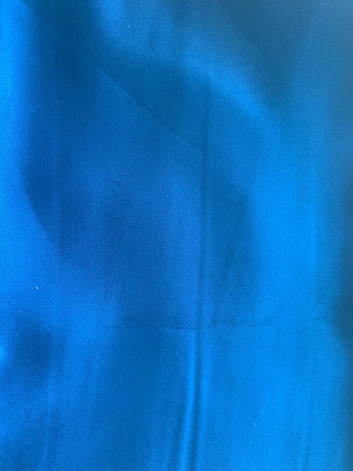 Blue Mixed Rayon, Nylon, 4 Meter x 58", Pre-Washed, New/Old Stock