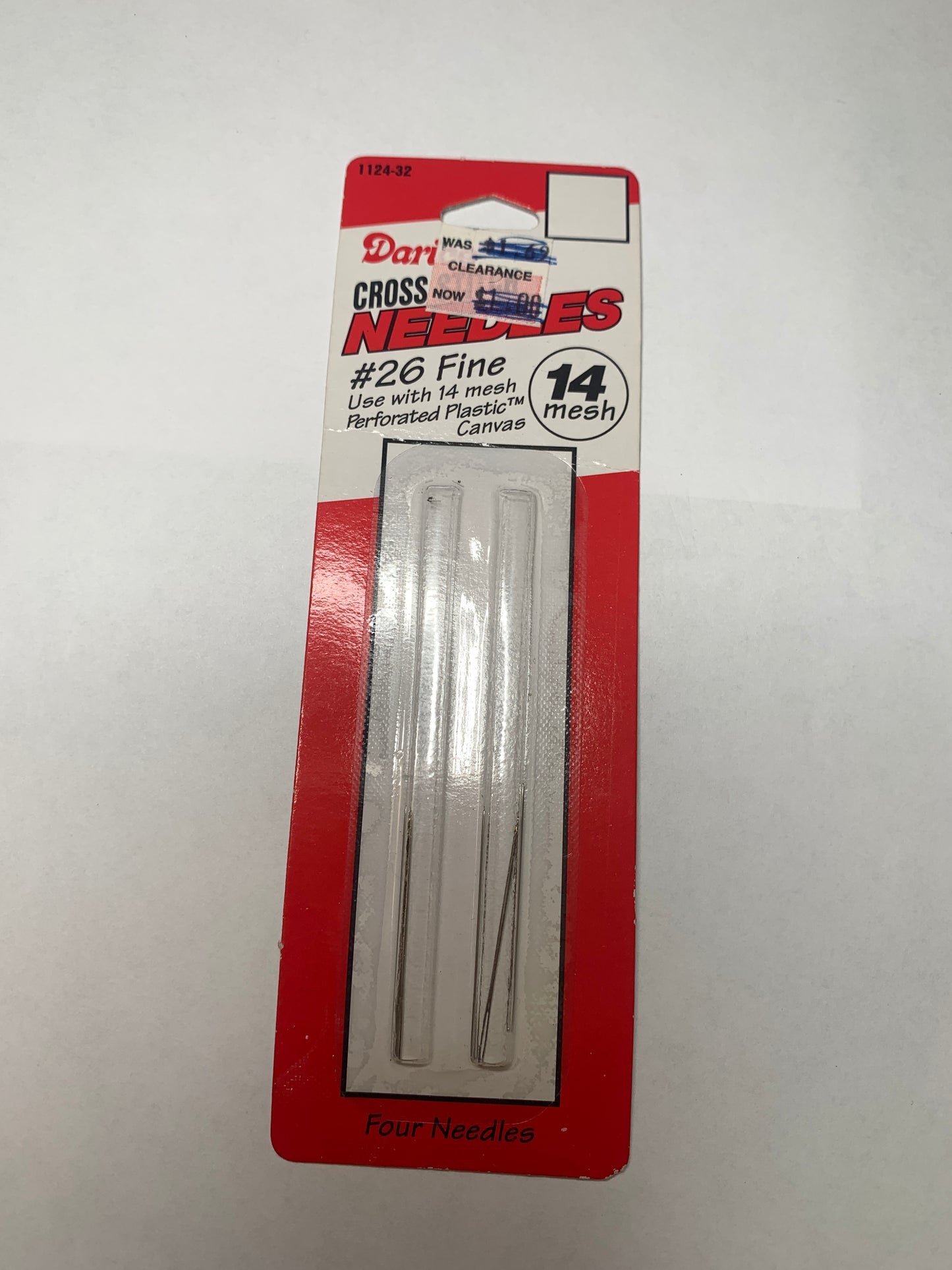 Darice Cross Stitch Needles #26 Fine, 14 Mesh, Perforated Plastic Canvas