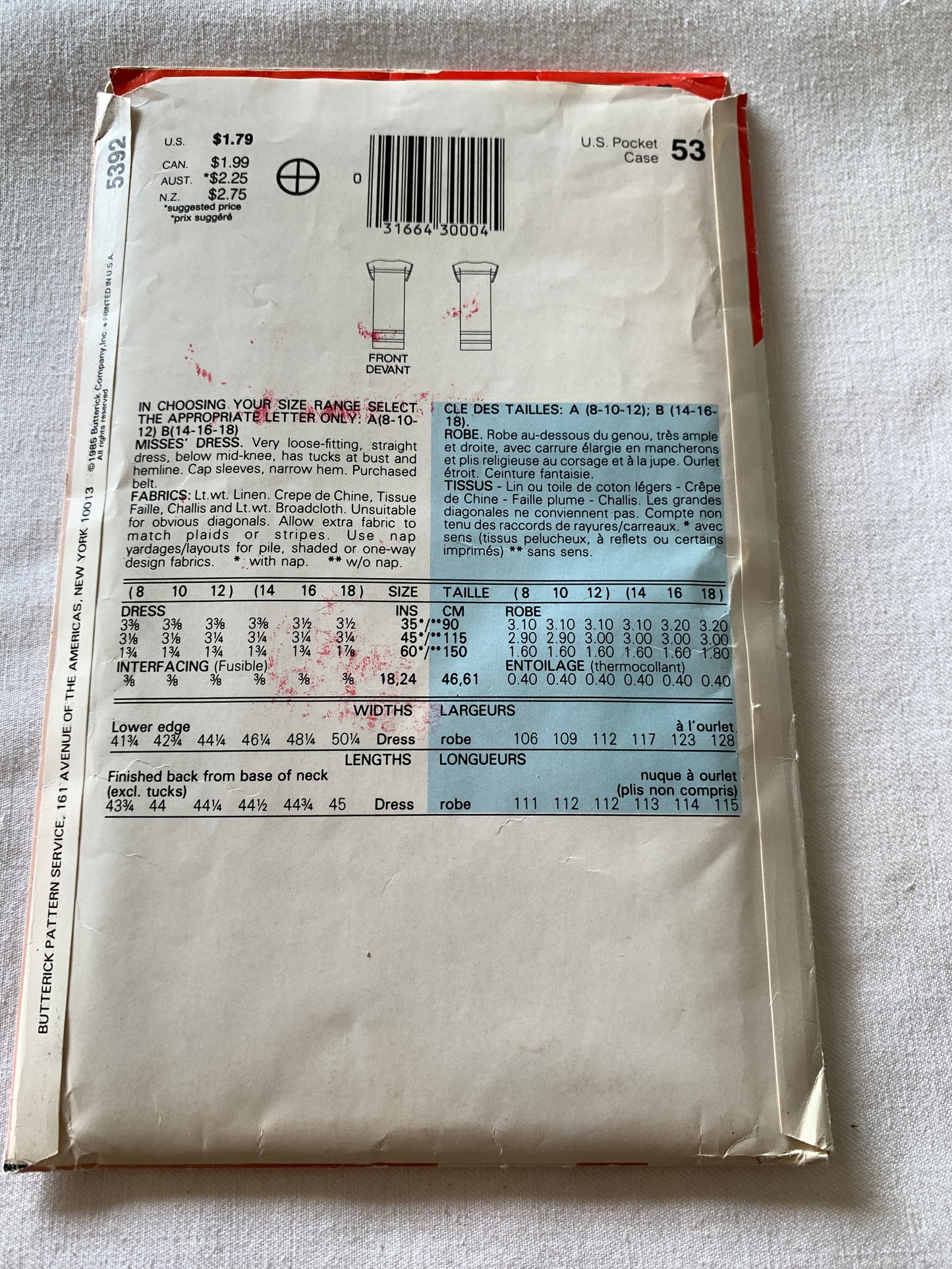 Butterick Sewing Pattern 5291 Four Rod Pocket window Treatments, Uncut, Vintage 1991