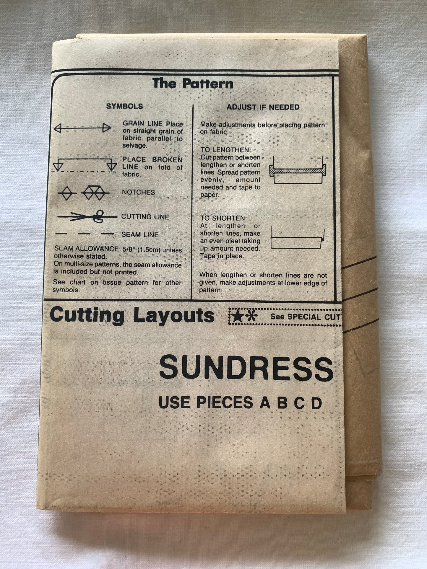 Printed Sewing Pattern 5527 Misses' Dress, Sundress, Pockets, Size 16-20, Uncut, Vintage 1982