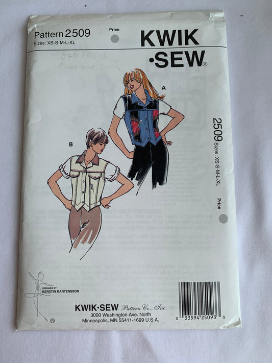 This pattern is complete, with instructions and all pattern pieces.  It is uncut and factory folded. The envelope may show storage and shelf wear with nicks or tears. The pictures are of the exact item you will be receiving.