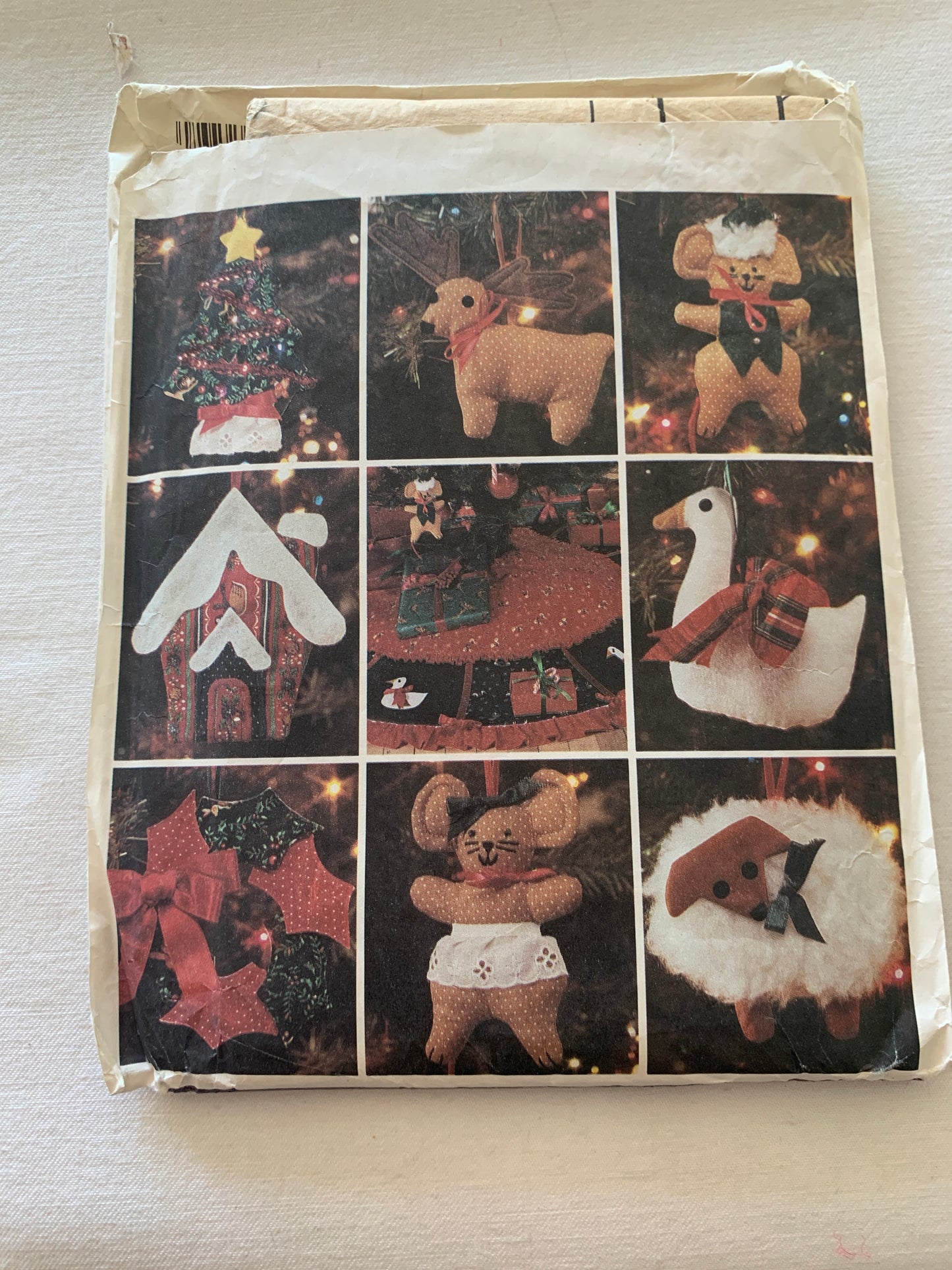 McCall's Sewing Pattern 3883 Crafts, Christmas Ornaments, Stockings, Card Holder, Pillows, Ornaments, Wreath, Uncut, Vintage 1986