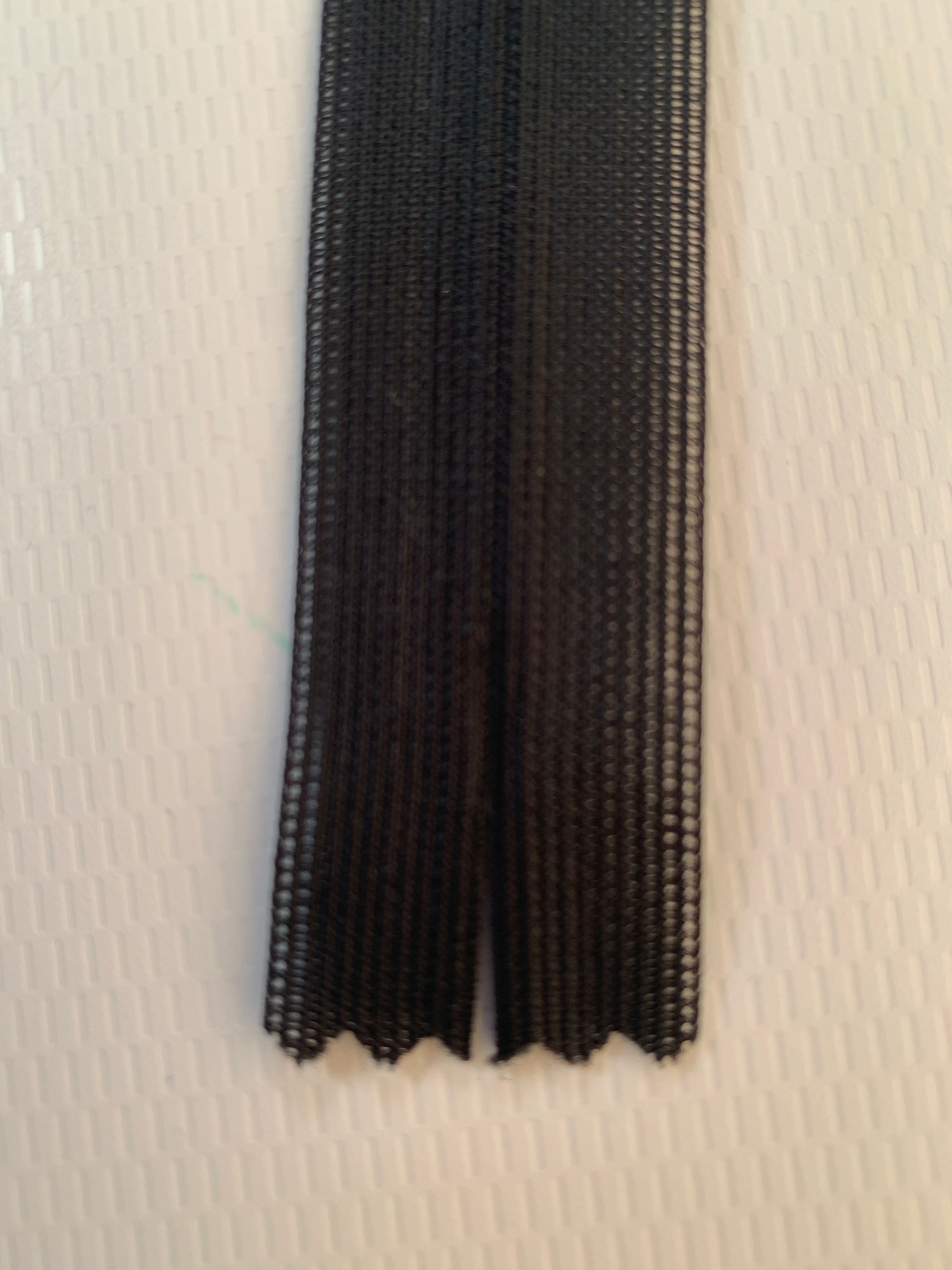 22 Inch Invisible Non-Separating, Black ,Plastic Zipper