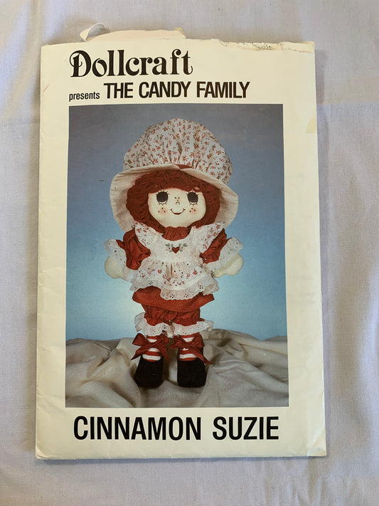 Dollcraft Sewing Pattern 107, Craft Cracker Jackie Dolls Body, Candy Family, Clothes, Uncut, Vintage 1984