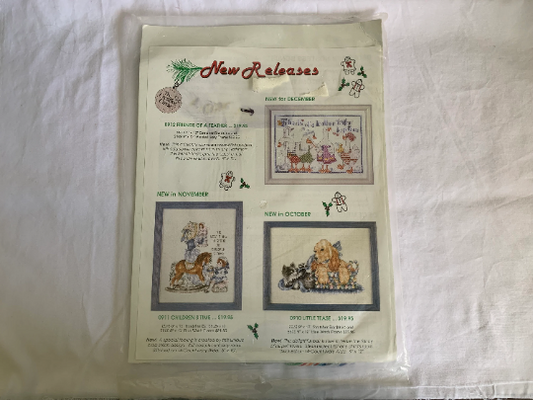 Vintage Creative Circle #0912 Friends Of A Feather, Cross Stitch Kit, Complete Instructions, Craft Kit, Stamped, Christmas Gift, Ducks