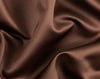 Brown Silky Satin 56 x 132 Inches, New/Old Stock
