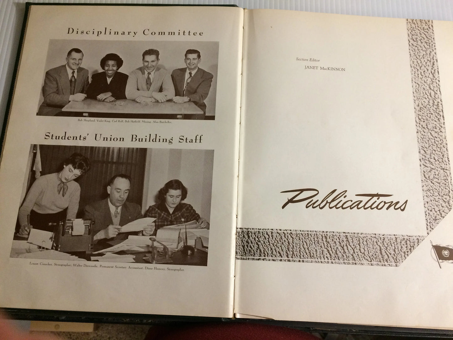 Evergreen and Gold 1952 School Class, Remembrance, Yearbook, University of Alberta, Edmonton, Canada,  Official Publication
