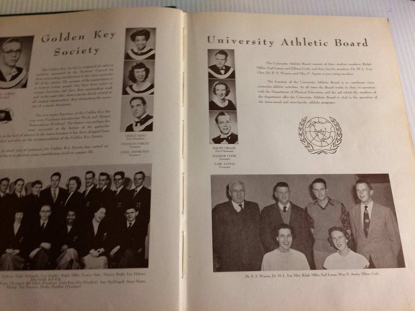 Evergreen and Gold 1952 School Class, Remembrance, Yearbook, University of Alberta, Edmonton, Canada,  Official Publication