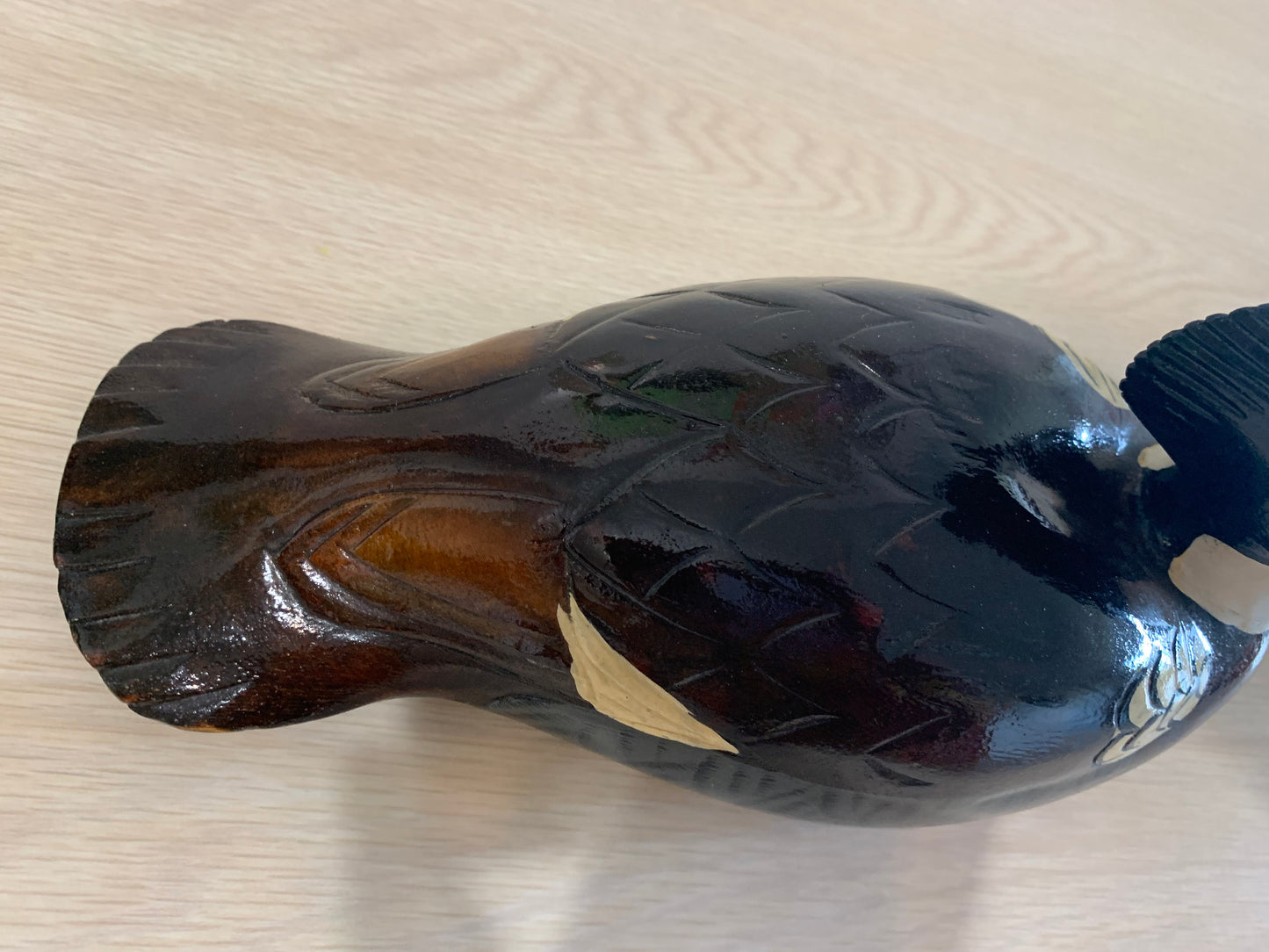 Pacific Rim Carvers Hand Painted Wood Duck