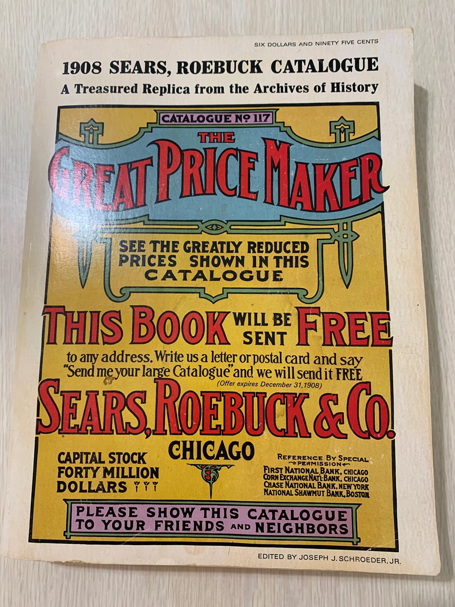 1908 Sears, Roebuck Catalogue, Replica Archives of History, Clothes, Electronics, Toys, Sports, Office, Household, Linens, Furniture, Gifts