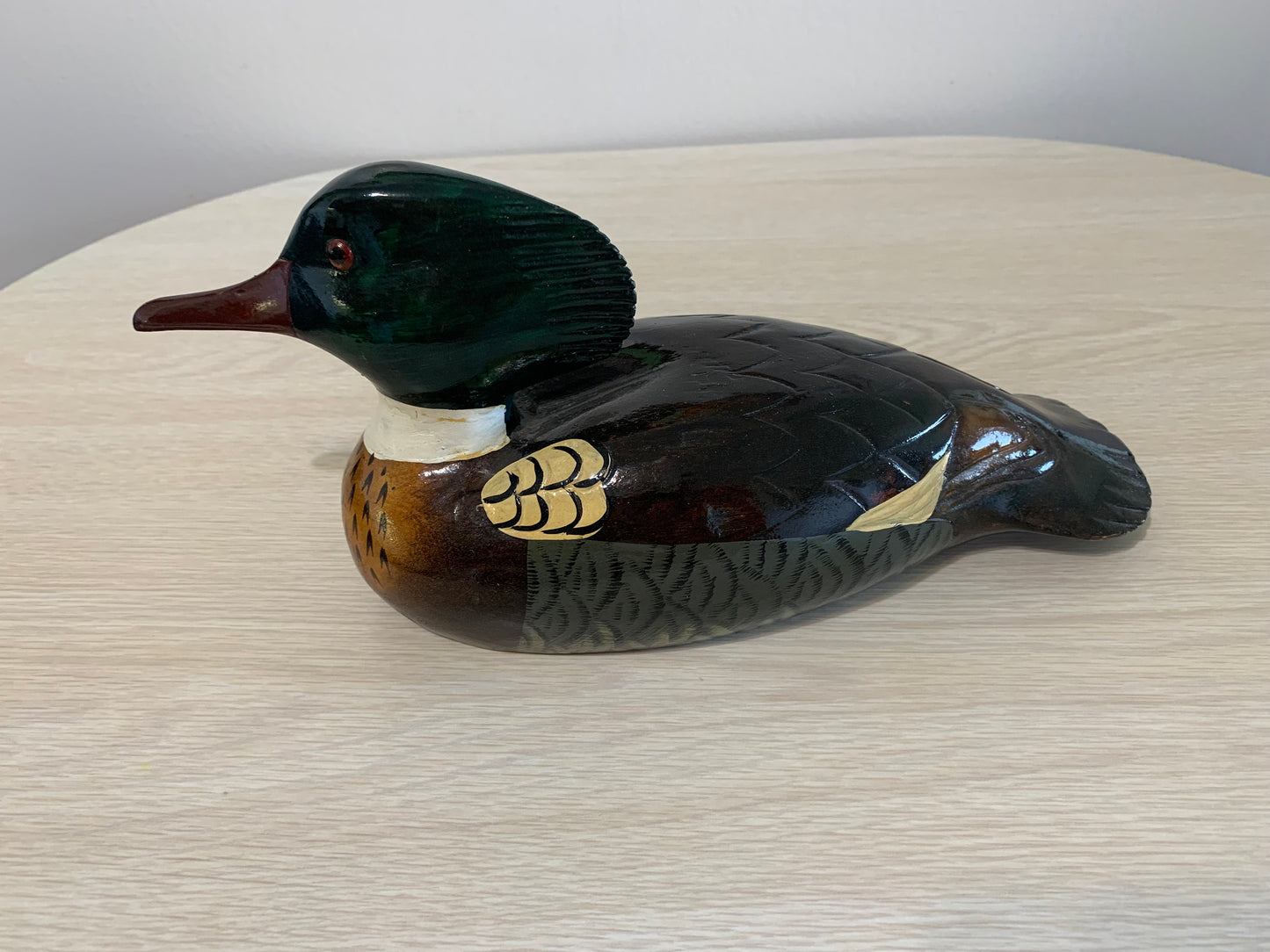 Pacific Rim Carvers Hand Painted Wood Duck