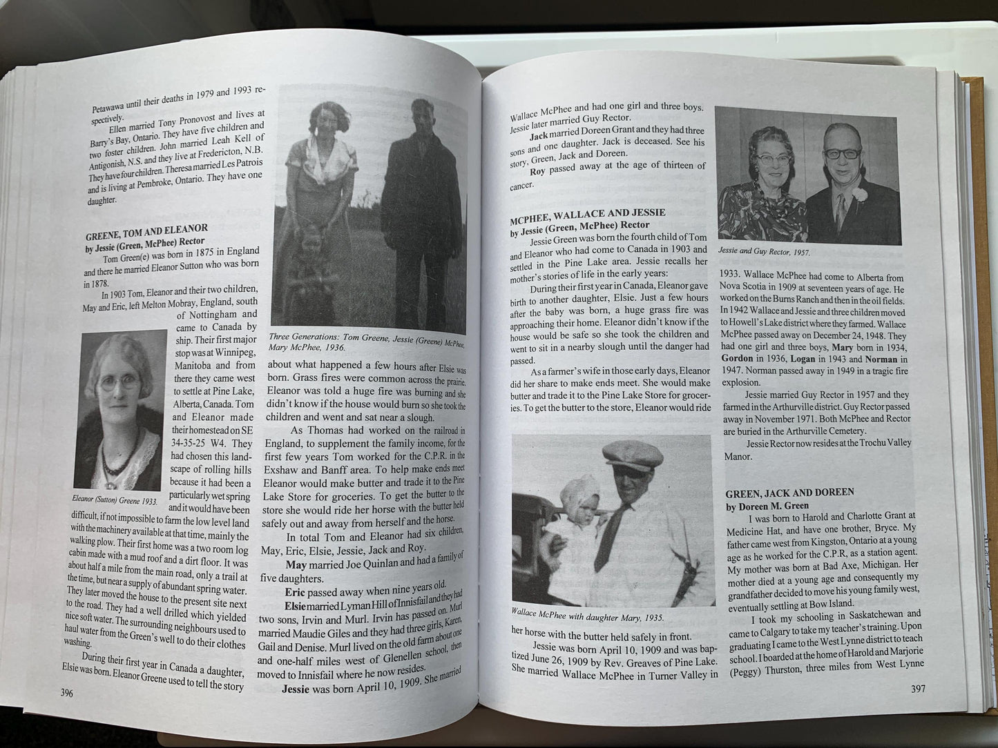 Buried Treasures Volume II, History Elnora, Pine Lake and Districts, Alberta Canada 1998