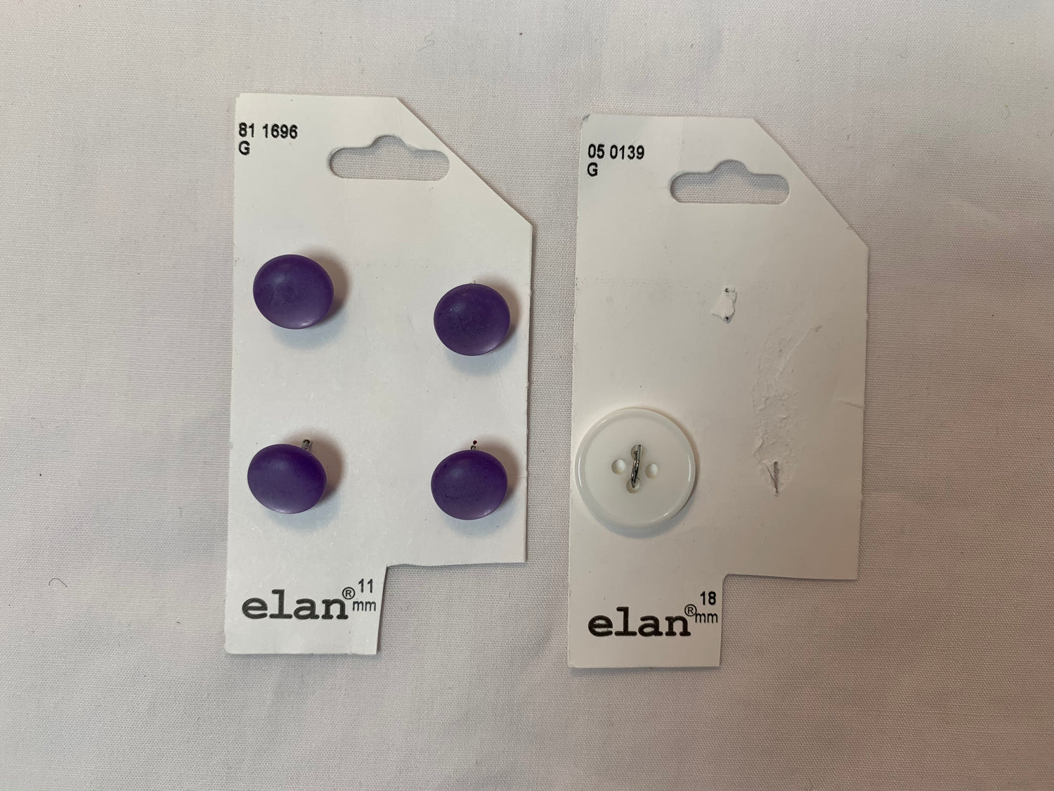 Vintage Elan Buttons, Shank, Flat, Red, Purple, Pink, White, Clear, Va –  grammasbestbynancy