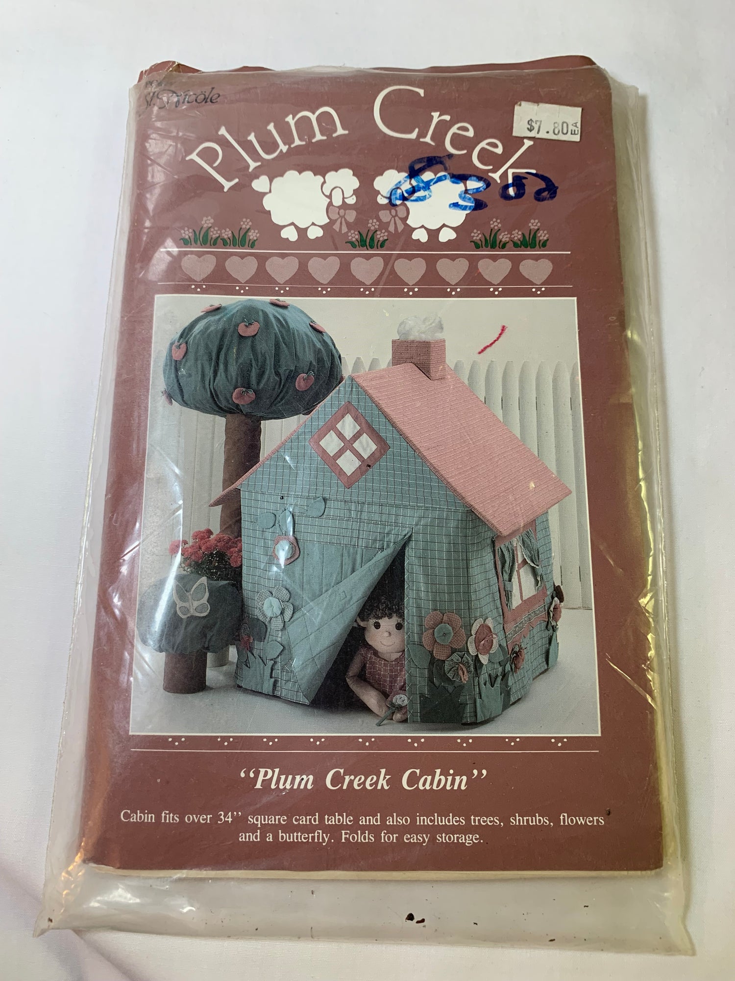 St. Nicole Plum Creek Cabin Sewing Pattern, Trees, Shrubs, Flowers