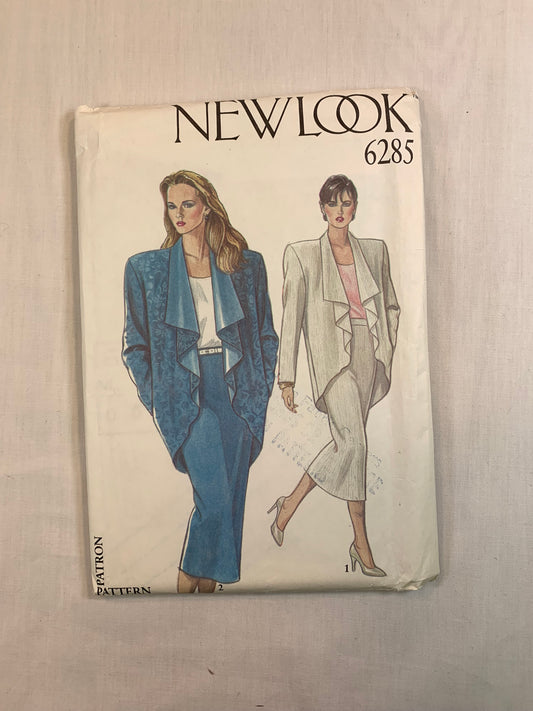 Simplicity New Look 6285 Misses' Jacket, Skirt, Size 8-18, Uncut