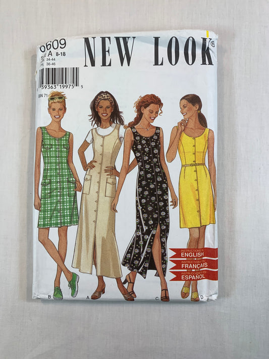 Simplicity New Look 6609 Misses' Dress, Size 8-18, Uncut