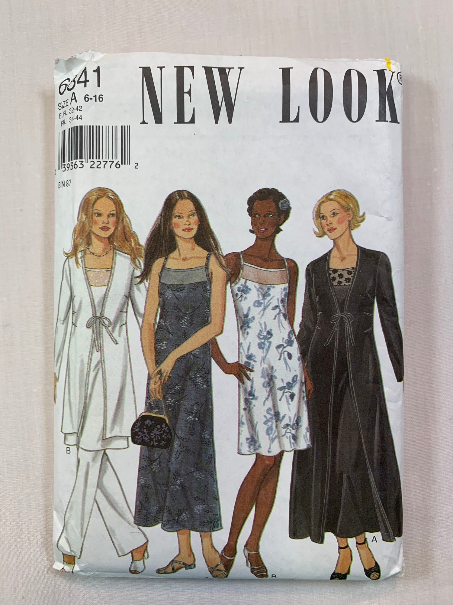 Simplicity New Look 6841 Misses' Dress, Jacket Size 6-16, Cut