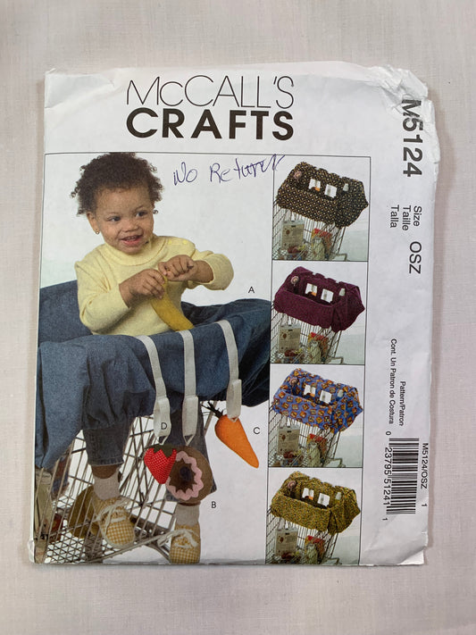 McCall's M5124 Crafts Baby's Grocery Cart Liner And Toys, Cut, 2006