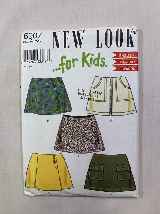 Simplicity New Look 6907 Misses' Skirts, Size 7-12, Uncut