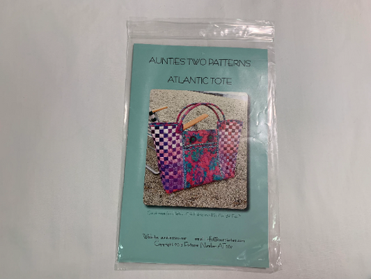 Aunties Two Patterns, Atlantic Tote, Vintage, Crafts, Hobo/Tote Bags, Shopping, Handles, Shoulder Straps, Pockets, Uncut